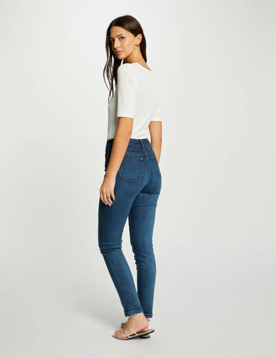 Jeans slim détails strass jean stone femme