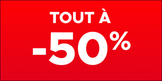 Soldes - Tout à -50% - Morgan