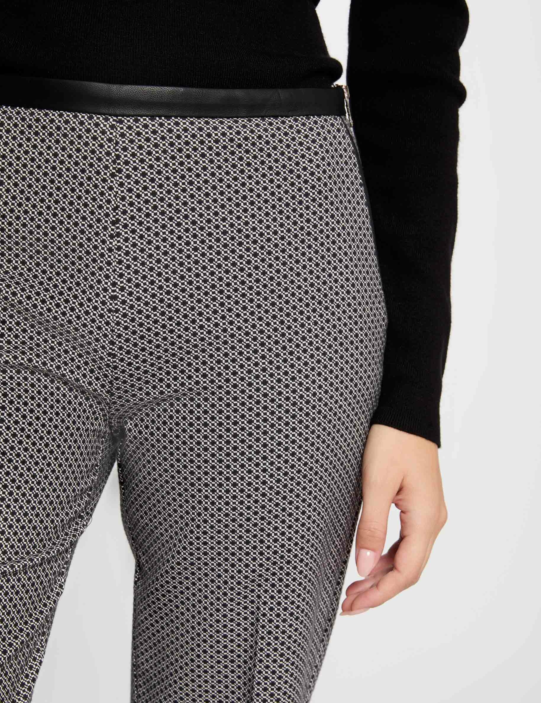 Pantalon ajusté imprimé multico femme