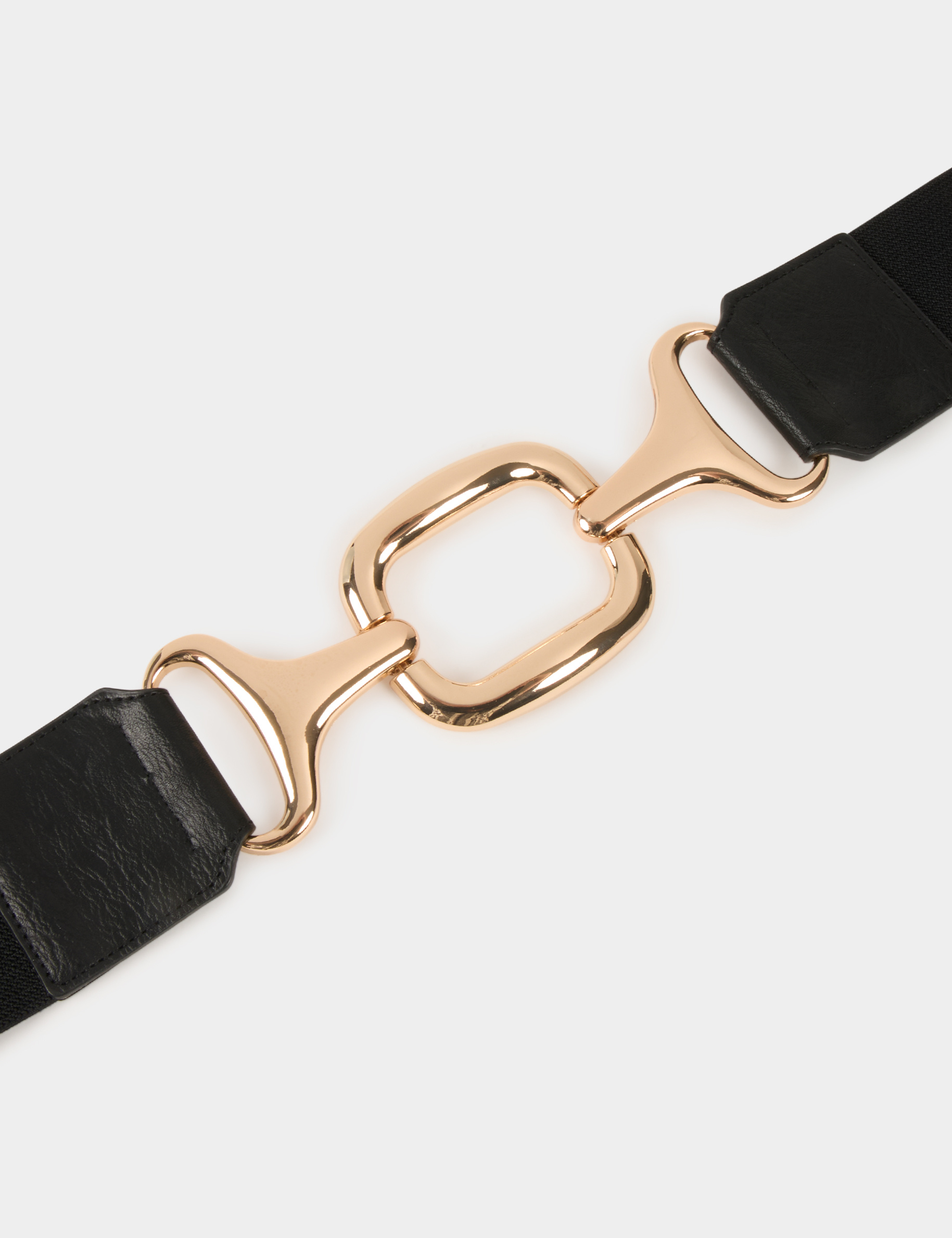 Ceinture élastiquée noir femme