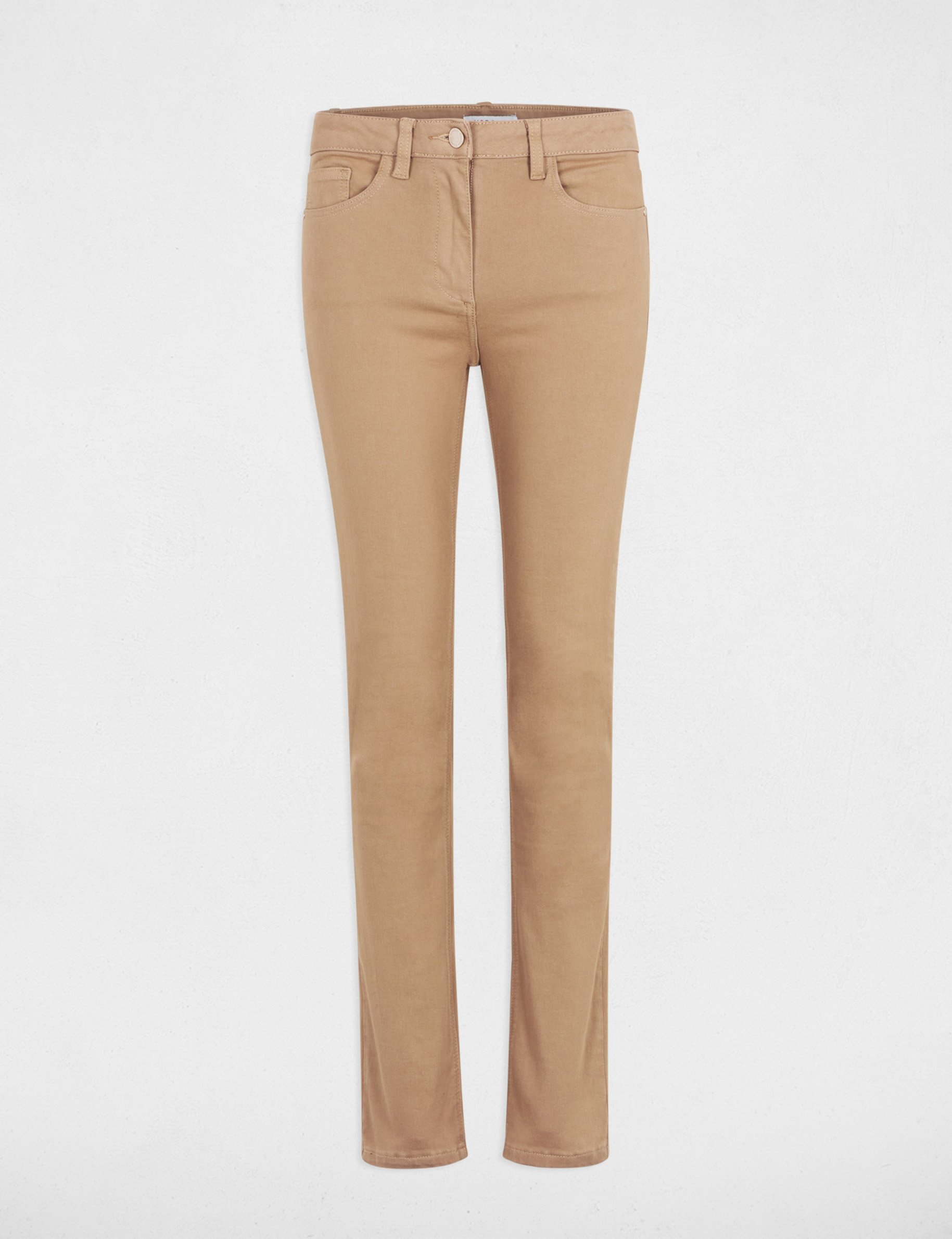 Rechte broek camel vrouw