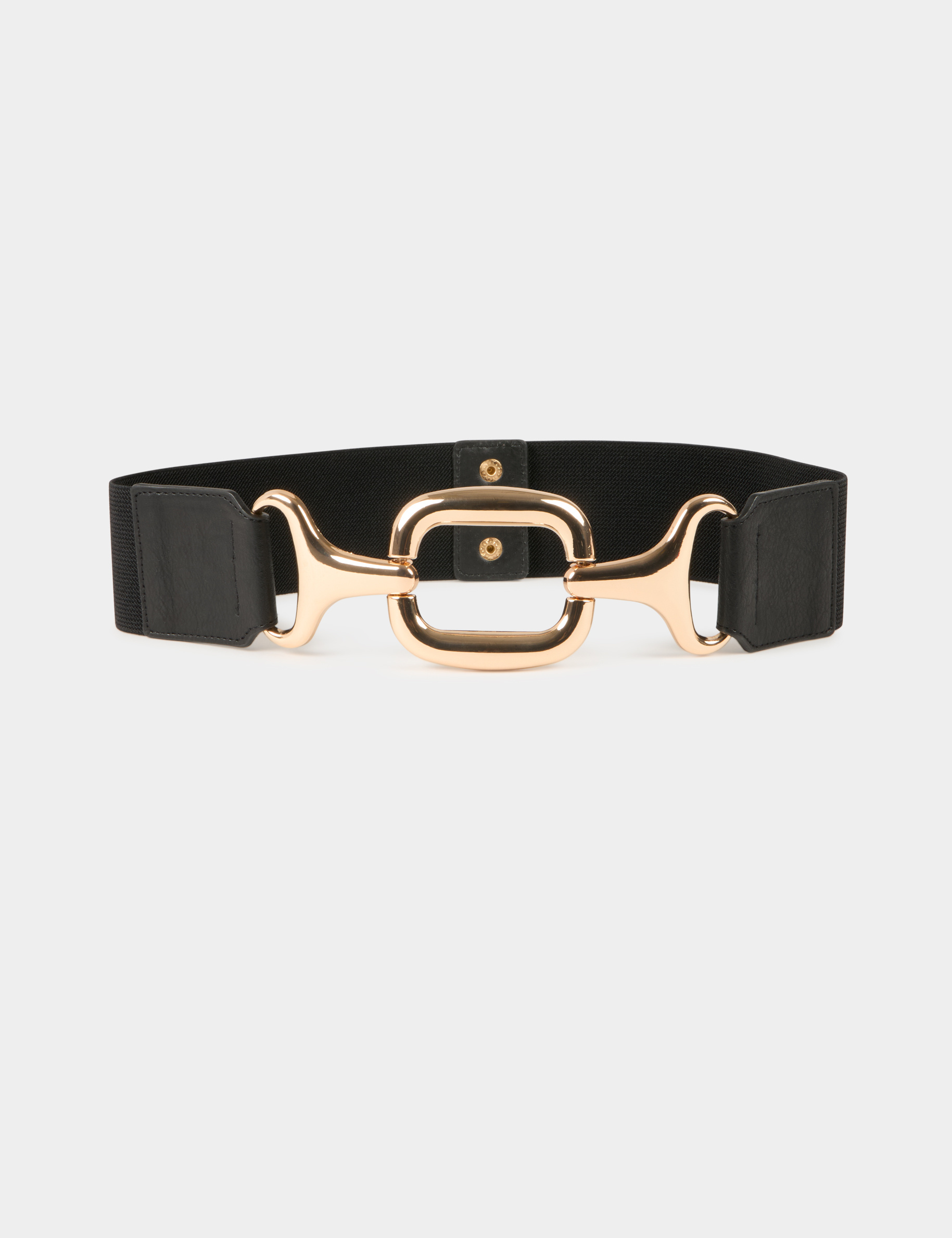 Ceinture élastiquée noir femme