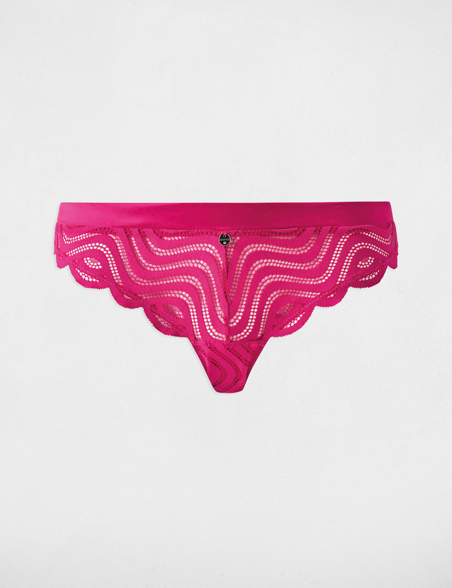 Culotte échancrée rose femme