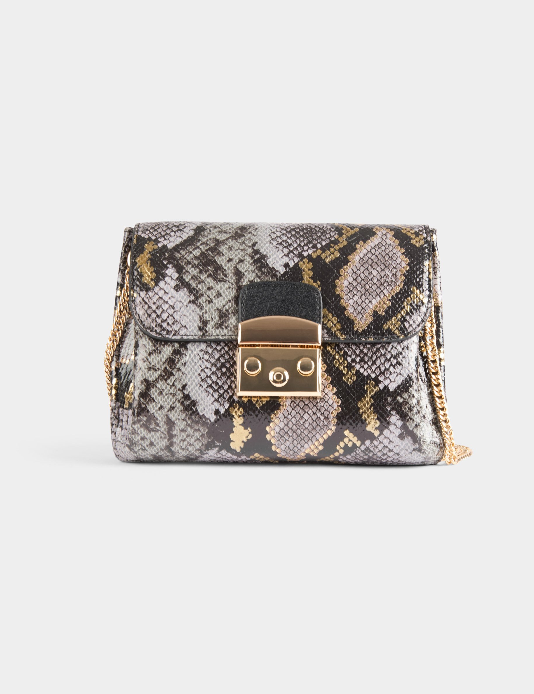 Python clutch tas meerkleurig vrouw