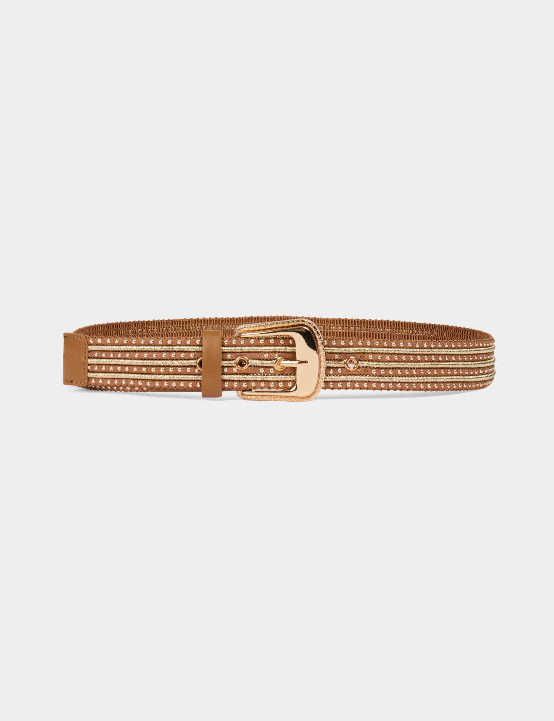 Riem met studs camel vrouw