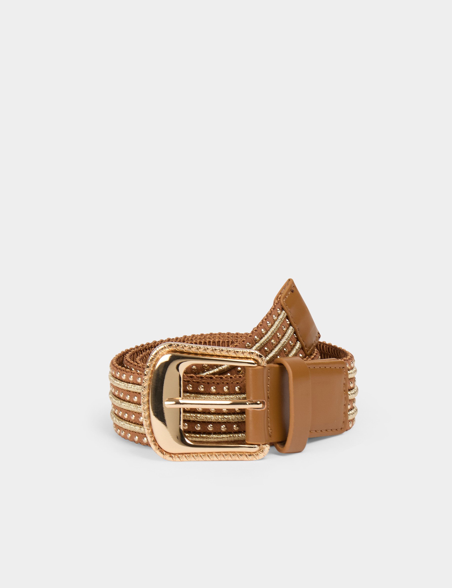 Riem met studs camel vrouw