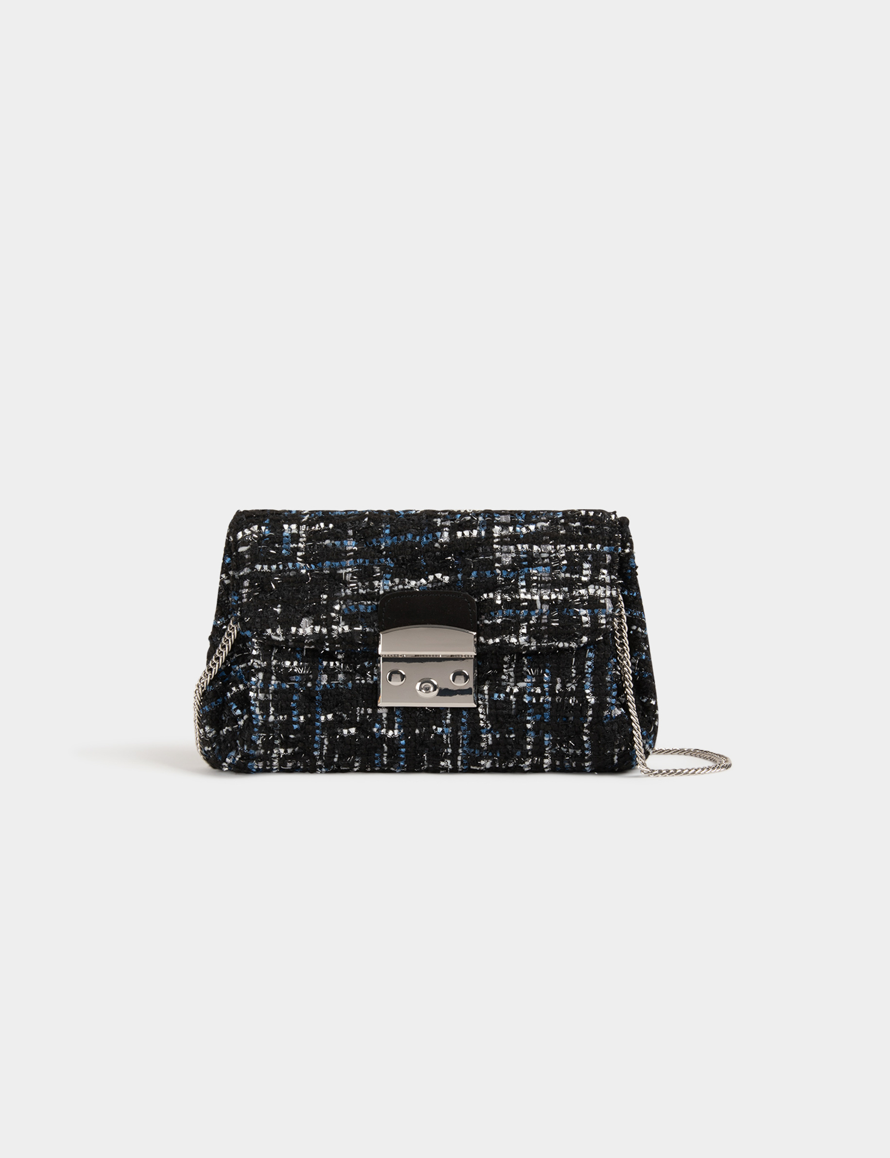 Tweed tas zwart vrouw