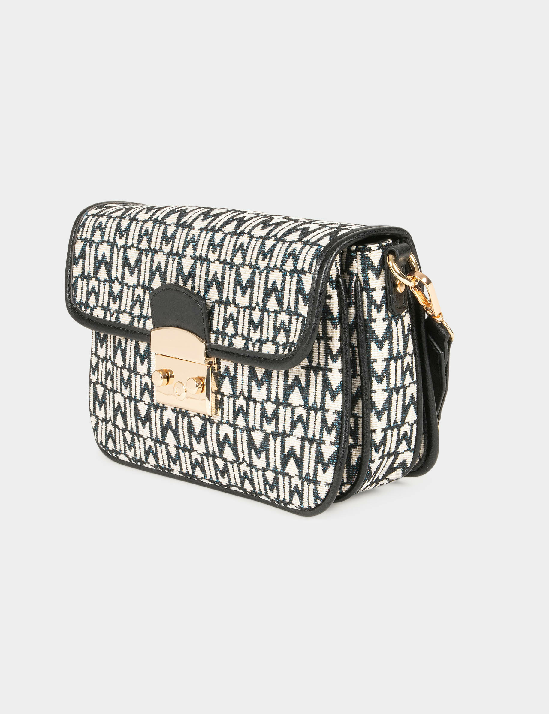 Tas met monogram zwart vrouw