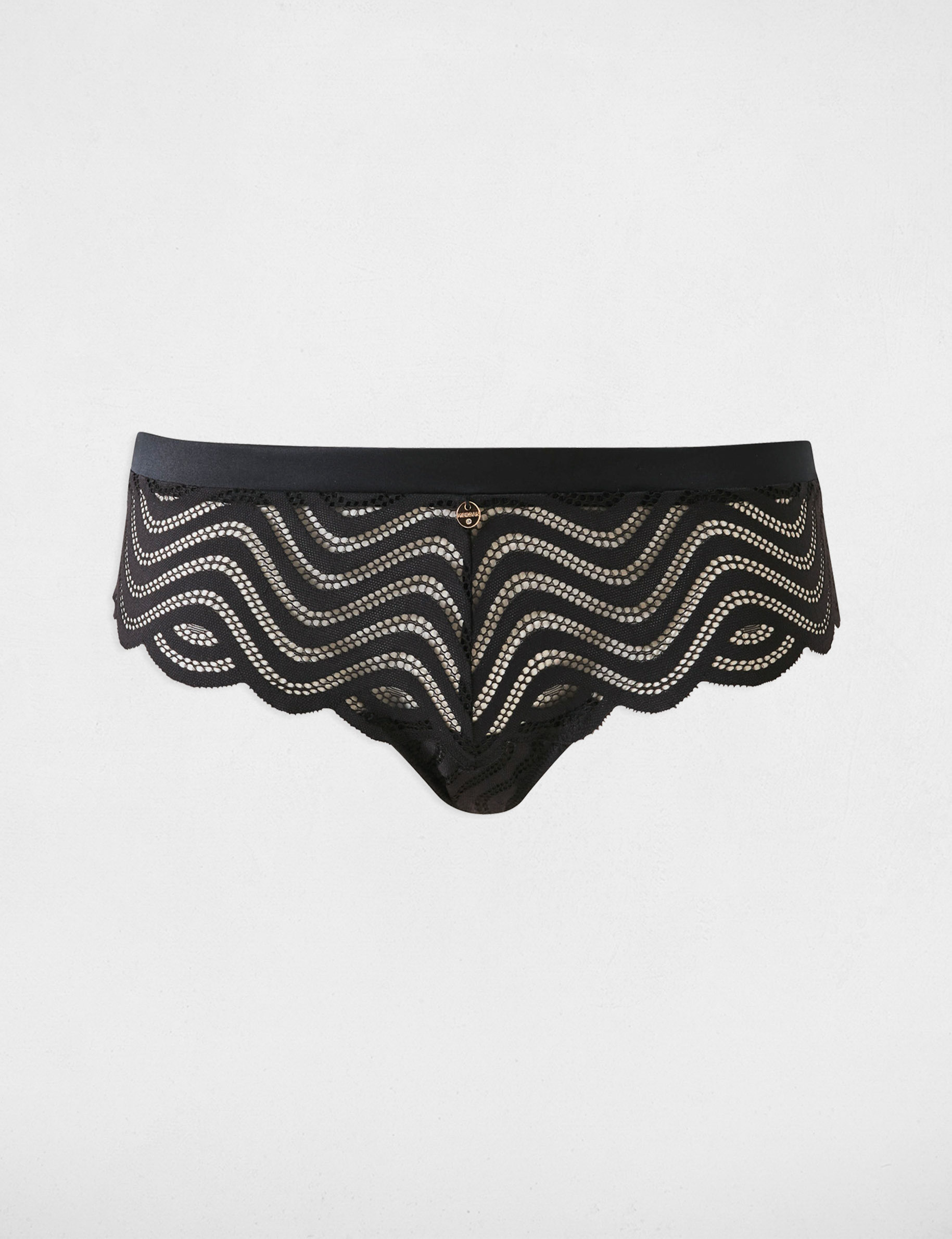 Shorty string noir femme