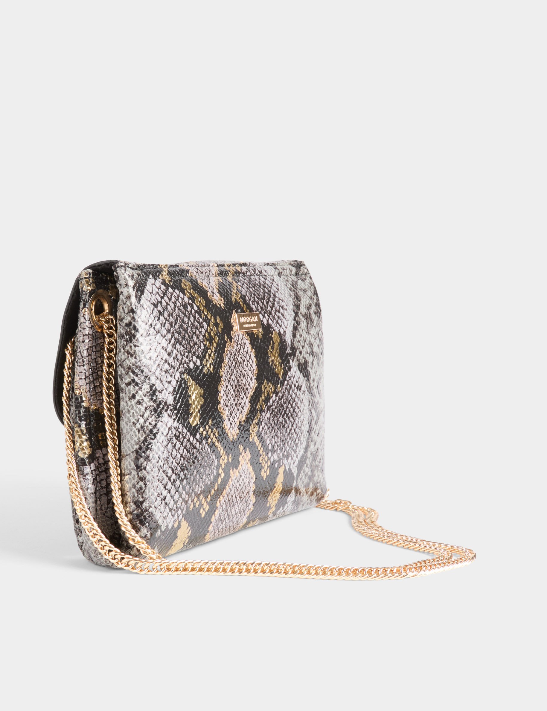 Python clutch tas meerkleurig vrouw