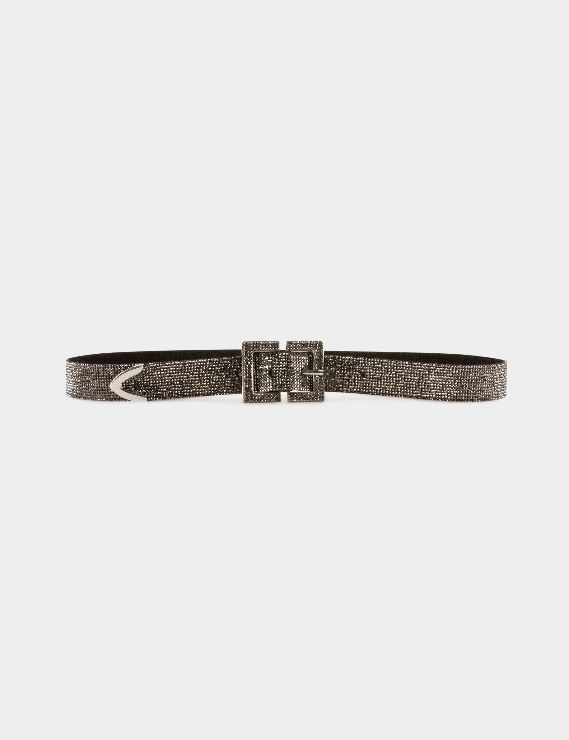 Riem met strass gris clair vrouw