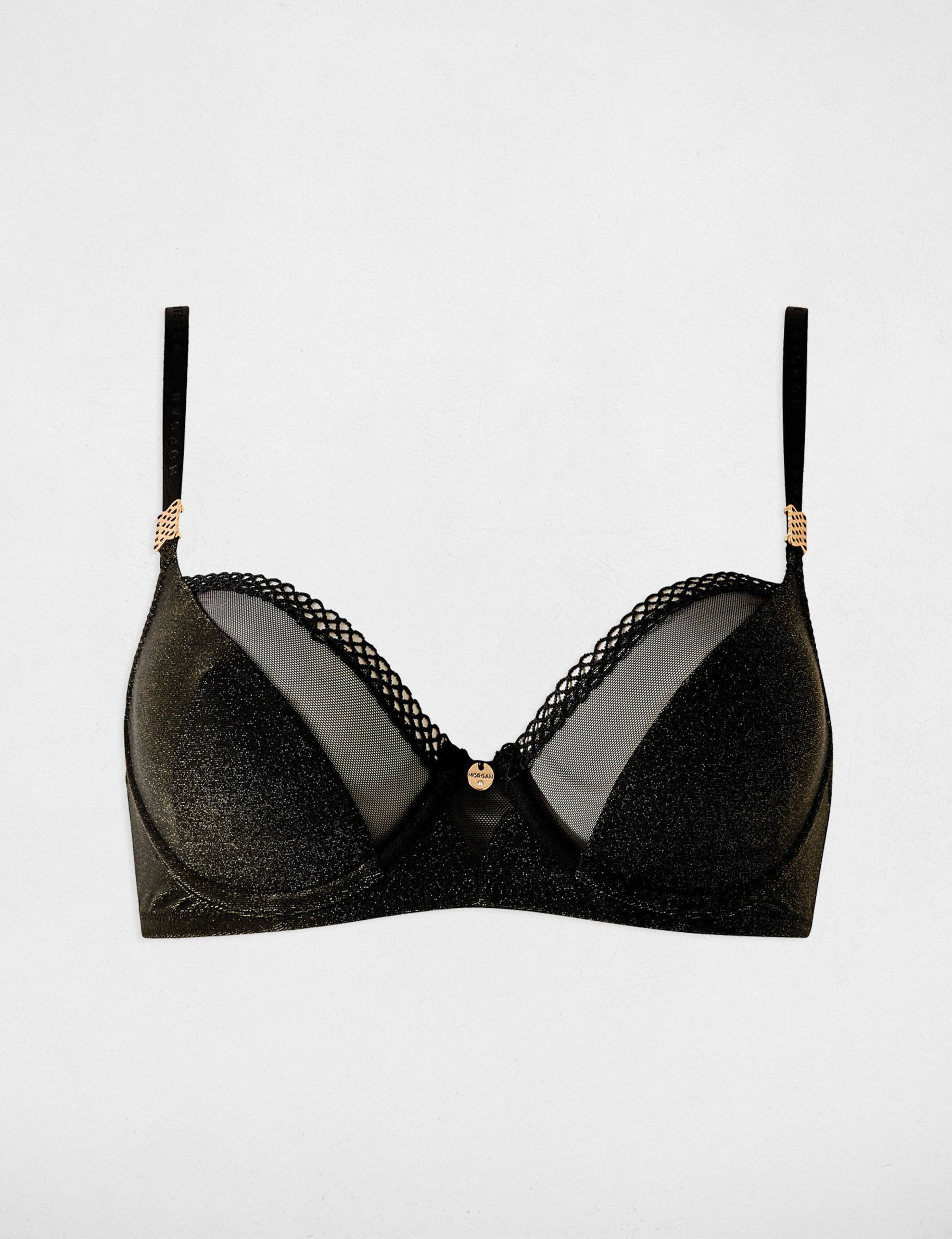 Soutien-gorge à armatures noir femme