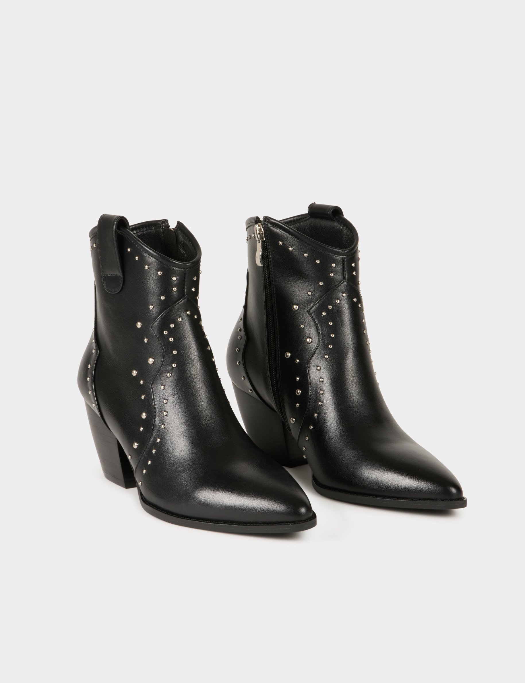 Westernlaarzen met studs zwart vrouw