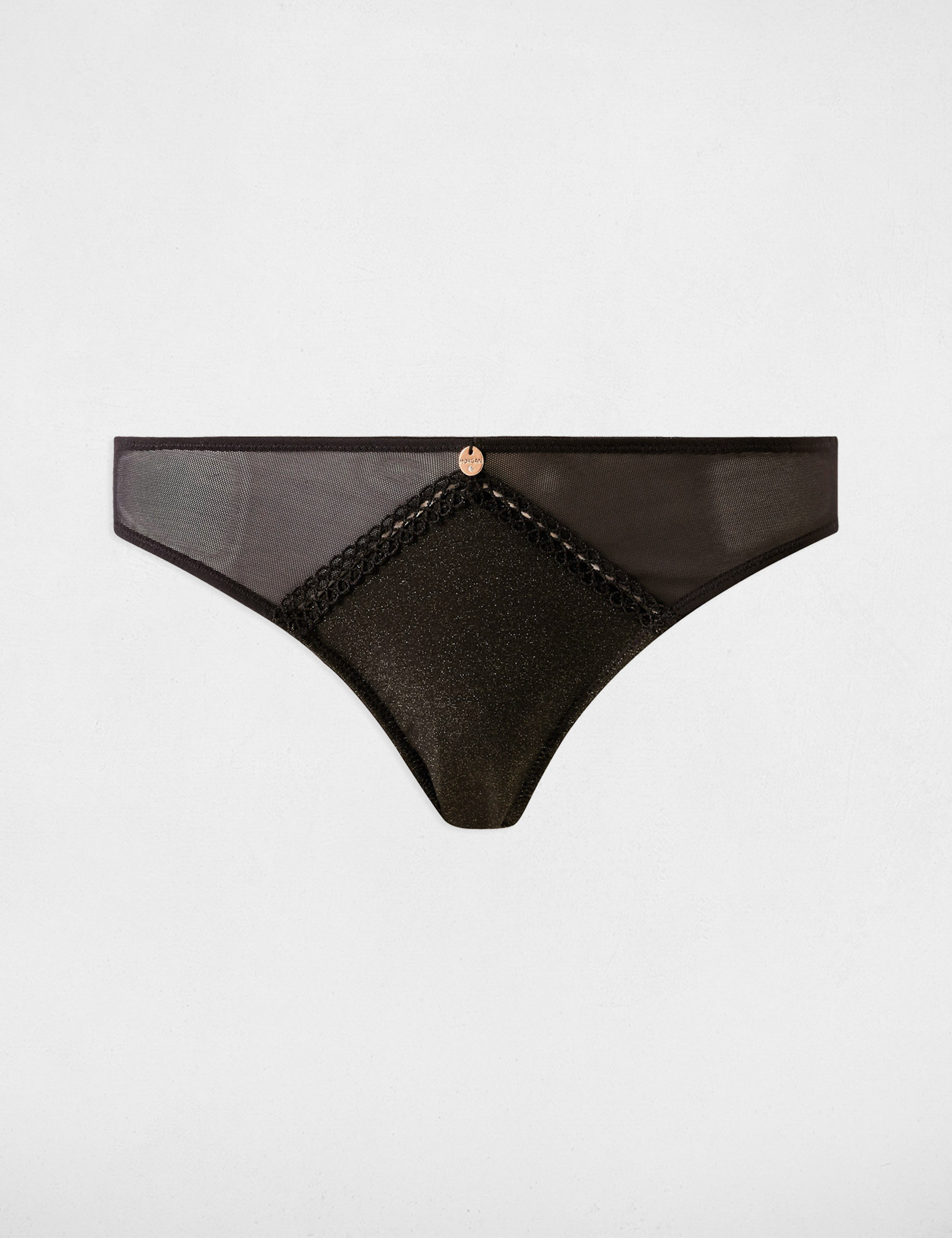 Tanga brésilien noir femme