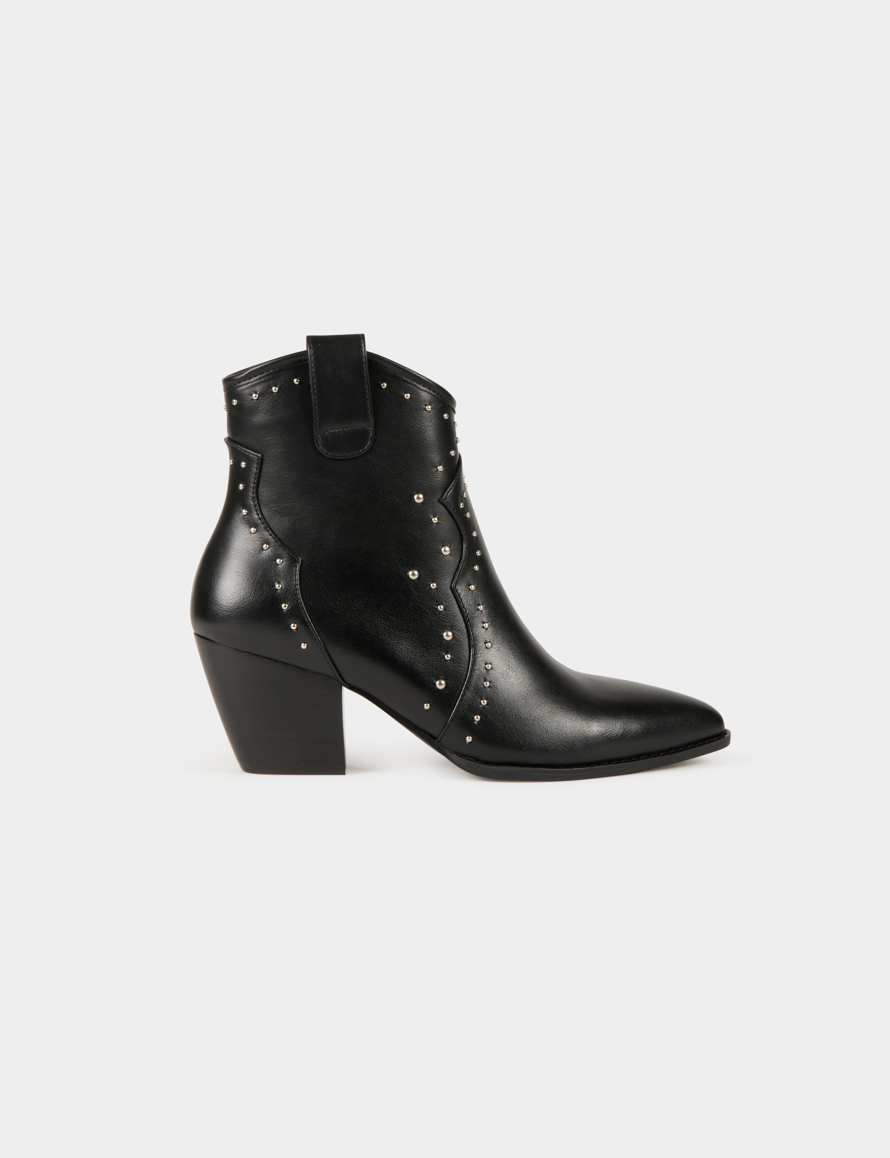 Westernlaarzen met studs zwart vrouw