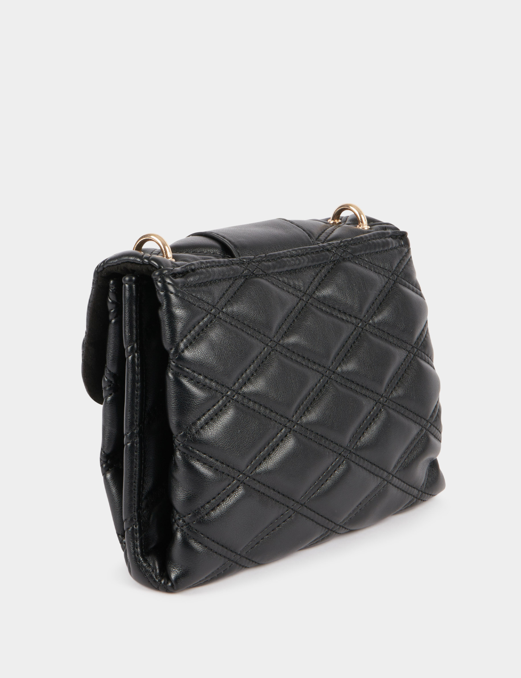 Matelassé clutch zwart vrouw