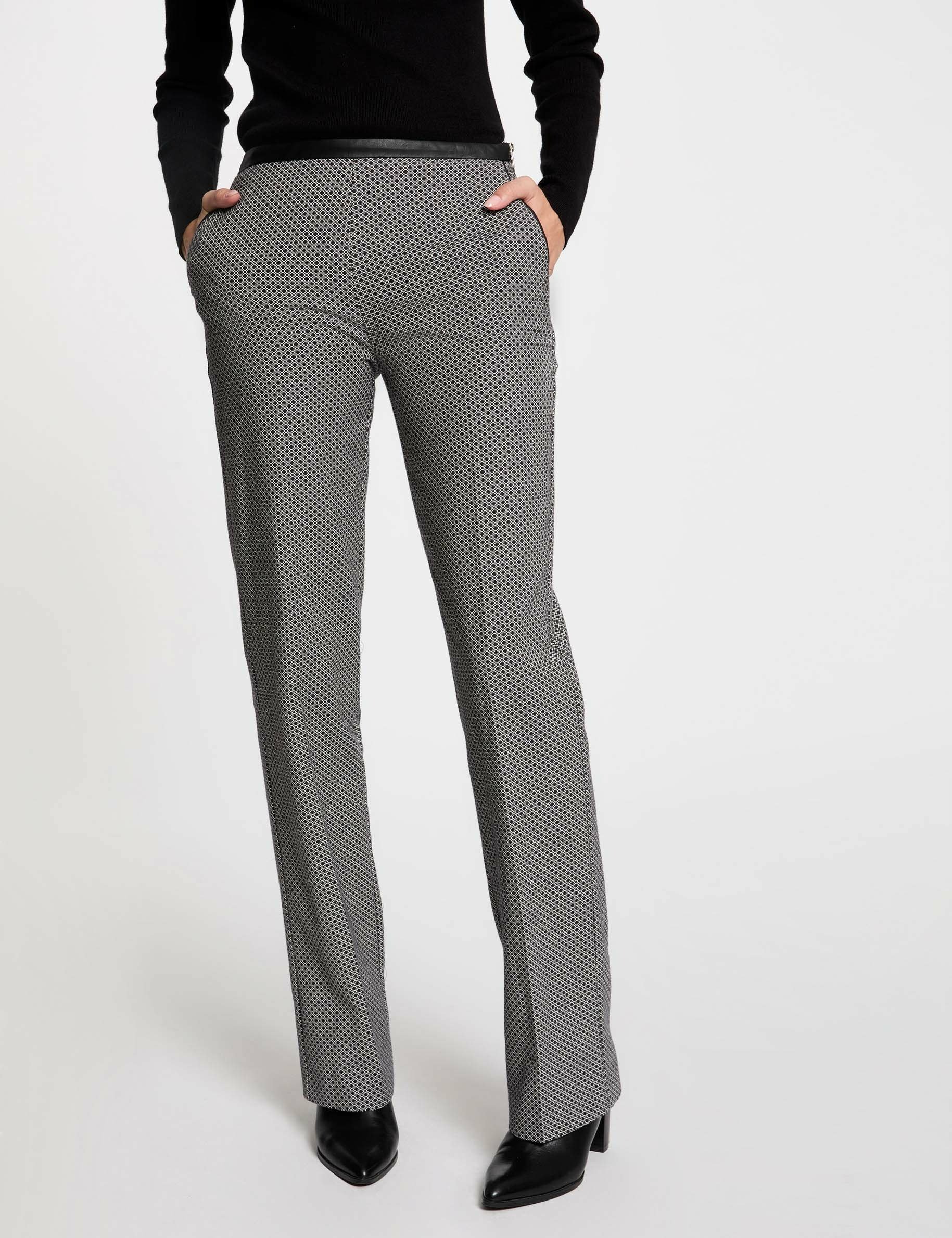 Pantalon ajusté imprimé multico femme