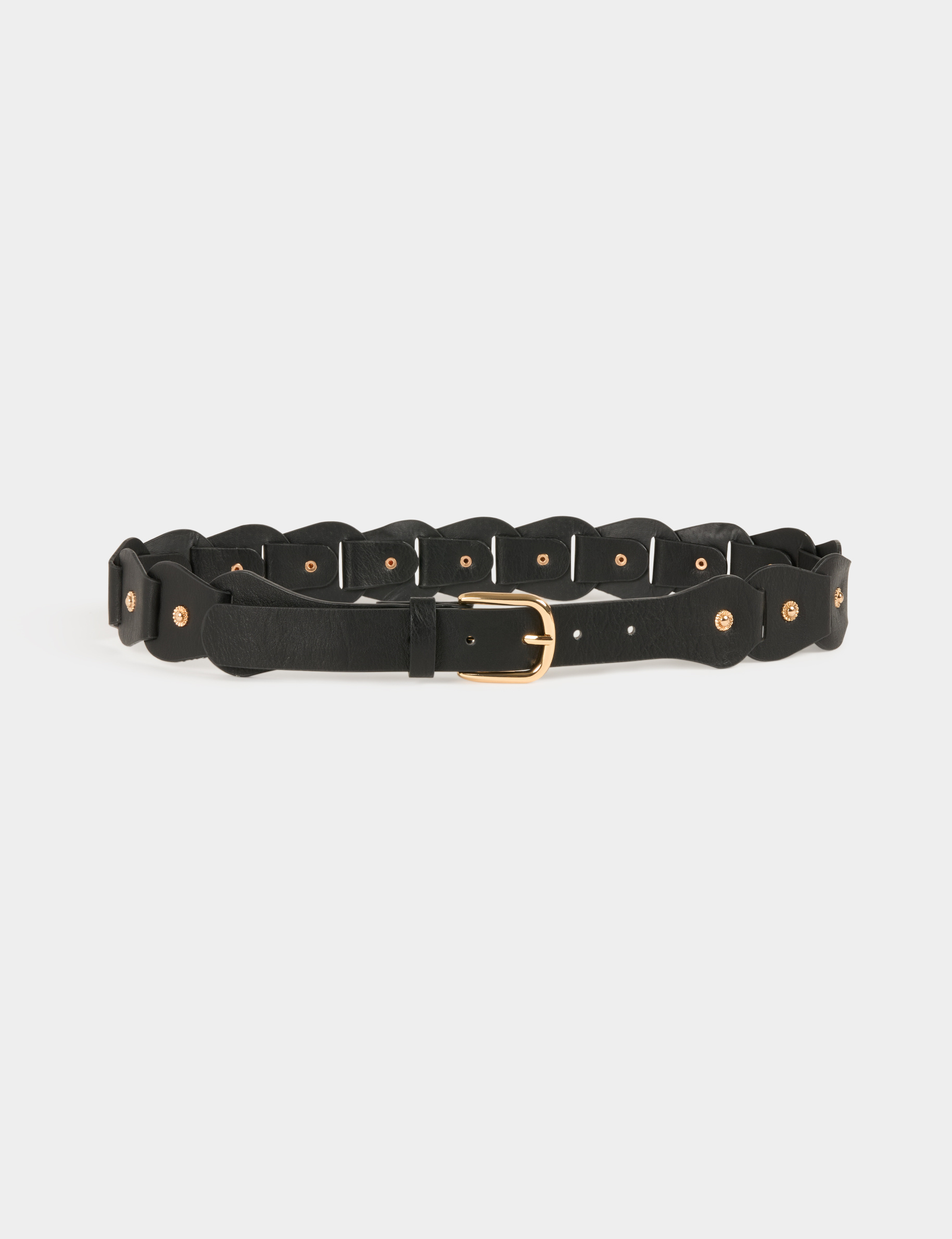 Riem met studs zwart vrouw