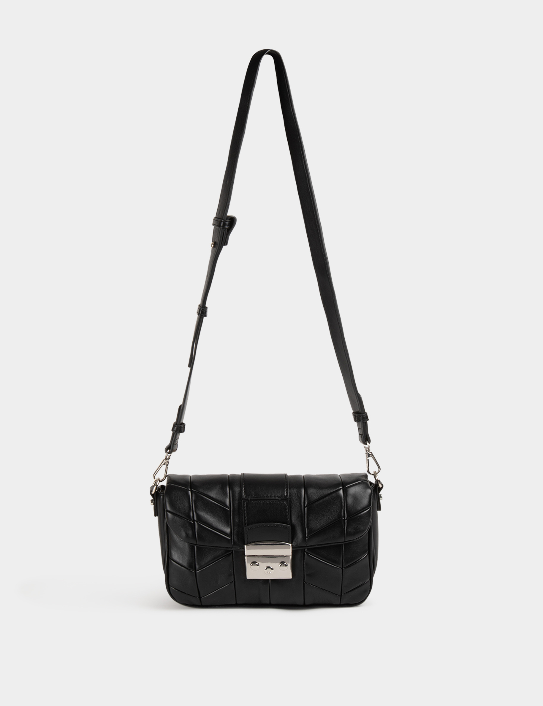 Sac matelassé noir femme