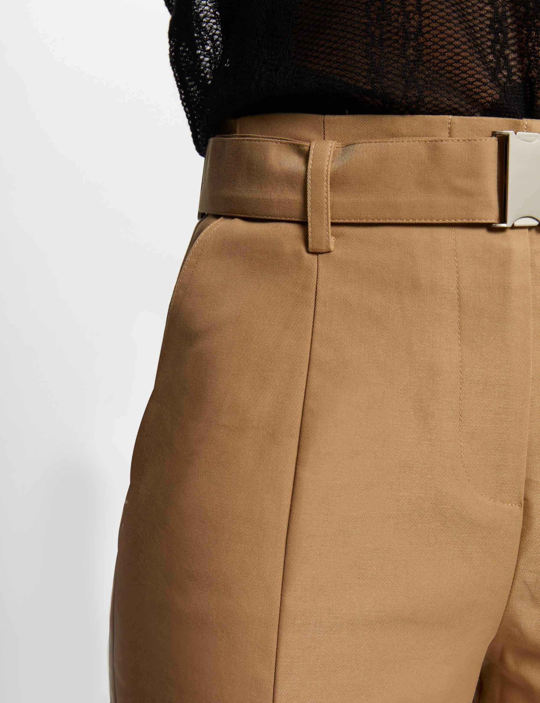 7/8 cargo broek beige vrouw