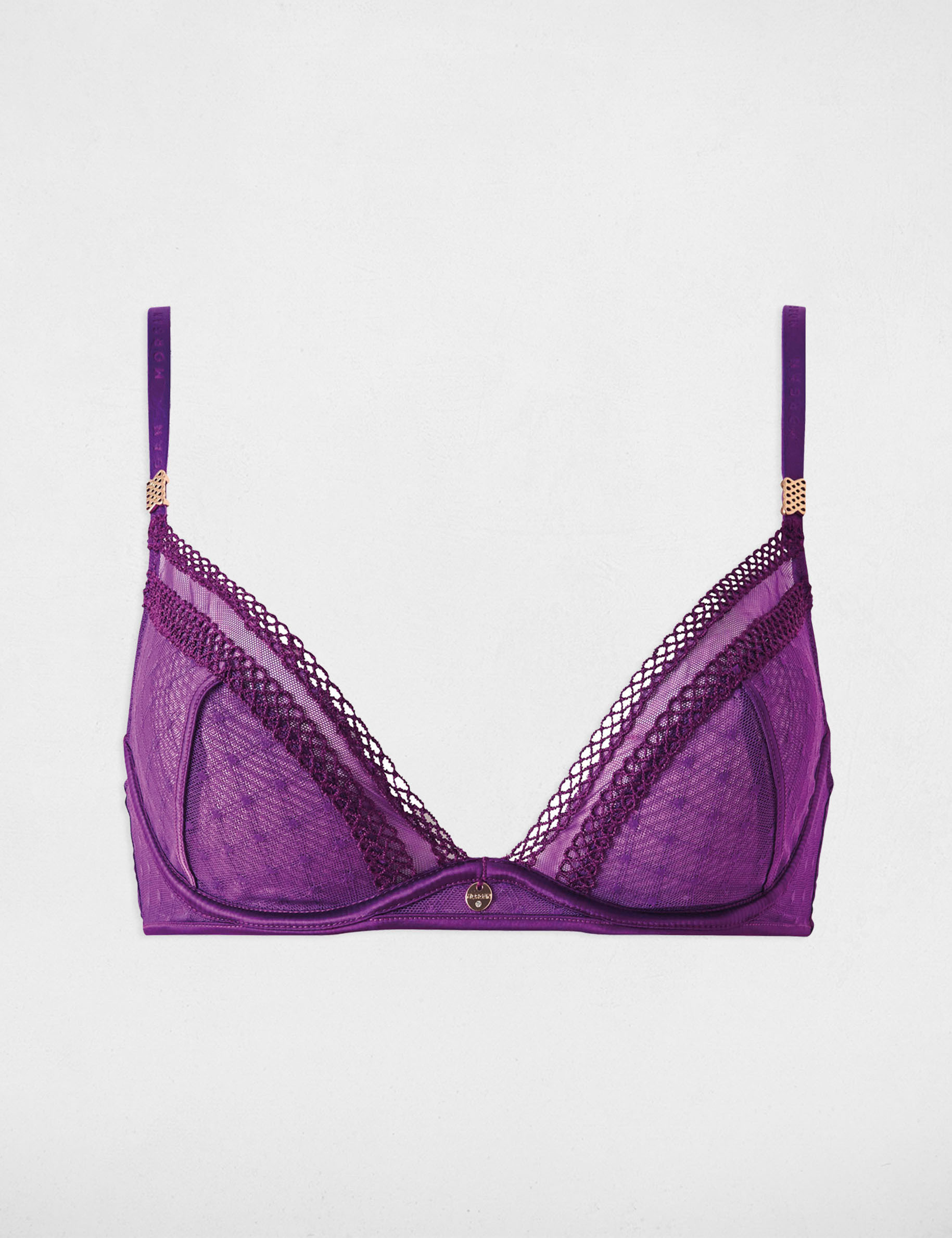 Soutien-gorge à armatures violet femme