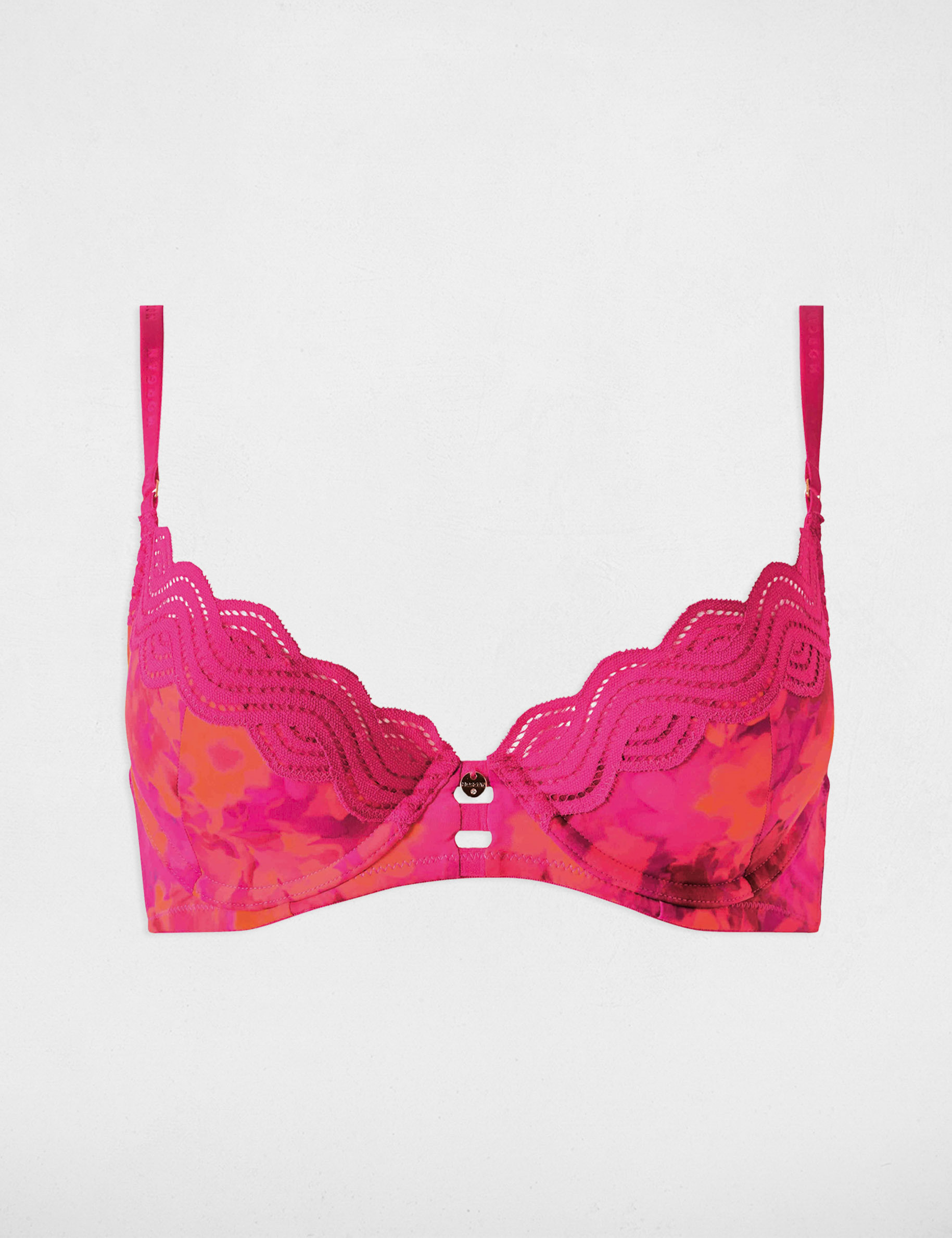 Soutien-gorge à coques rose femme