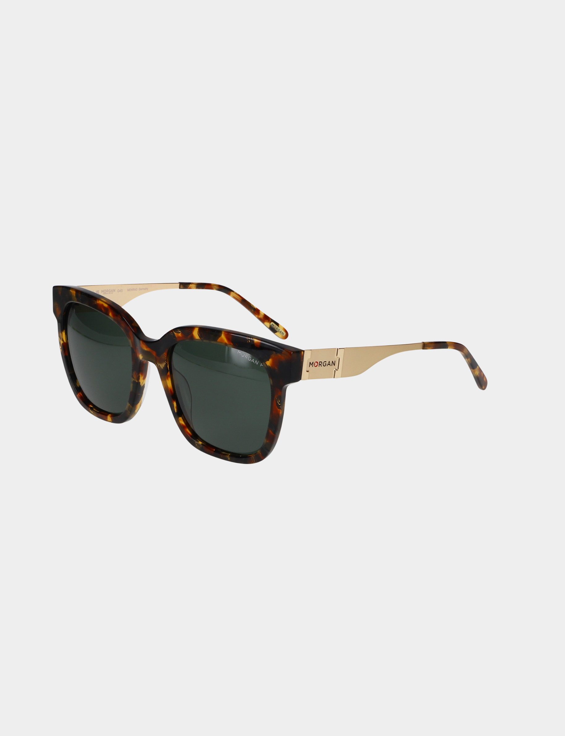 Lunettes de soleil carrées marron femme