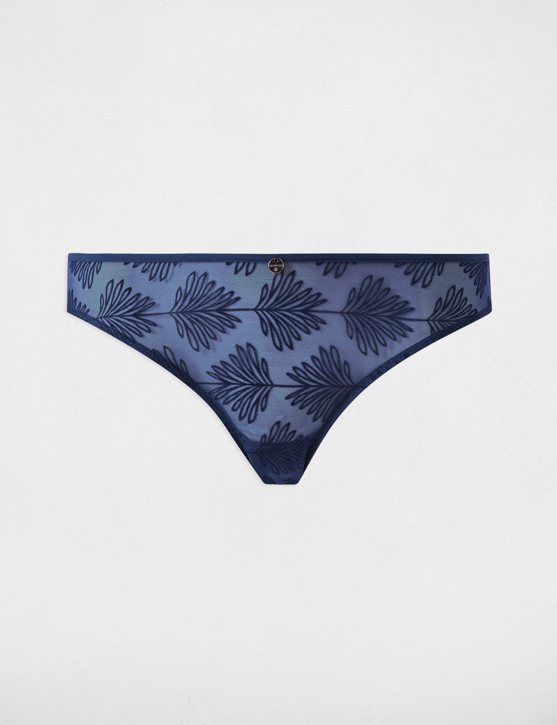 Culotte en dentelle marine femme